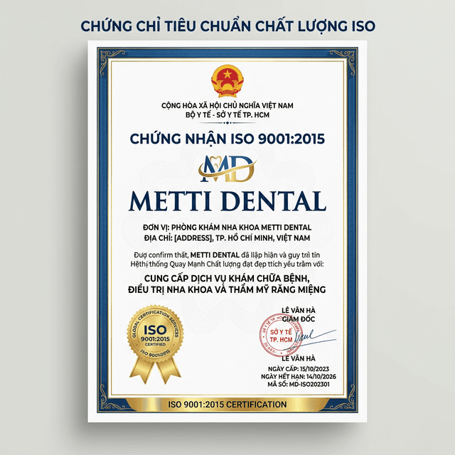 Giải thưởng
"Top 10 nha khoa uy tín"